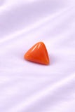 Natural Red Coral Triangular 4.9 Carat