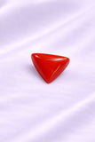 Natural Red Coral Triangular 5.1 Carat